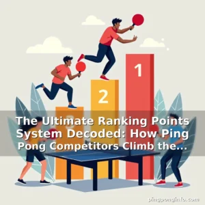 Read more about the article The Ultimate Ranking Points System Decoded: How Ping Pong Competitors Climb the Ladder