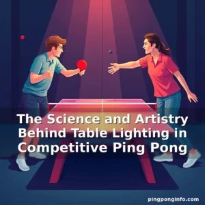 Read more about the article The Science and Artistry Behind Table Lighting in Competitive Ping Pong
