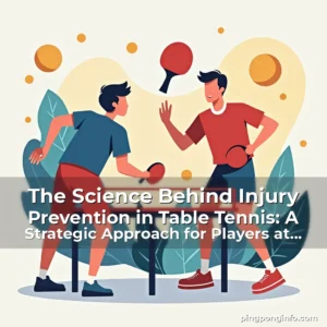 Read more about the article The Science Behind Injury Prevention in Table Tennis: A Strategic Approach for Players at All Levels
