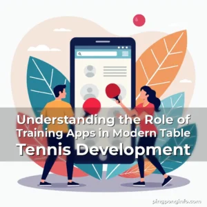 Read more about the article Understanding the Role of Training Apps in Modern Table Tennis Development