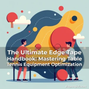 Artistic representation for The Ultimate Edge Tape Handbook: Mastering Table Tennis Equipment Optimization
