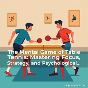 Read more about the article The Mental Game of Table Tennis: Mastering Focus, Strategy, and Psychological Edge