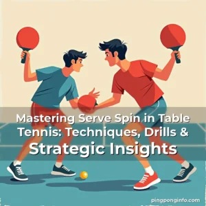 Read more about the article Mastering Serve Spin in Table Tennis: Techniques, Drills & Strategic Insights
