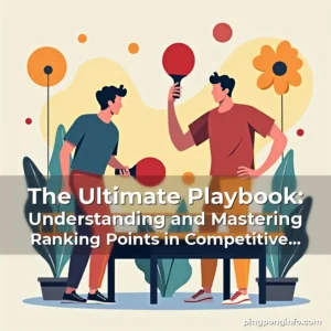 Read more about the article The Ultimate Playbook: Understanding and Mastering Ranking Points in Competitive Ping Pong