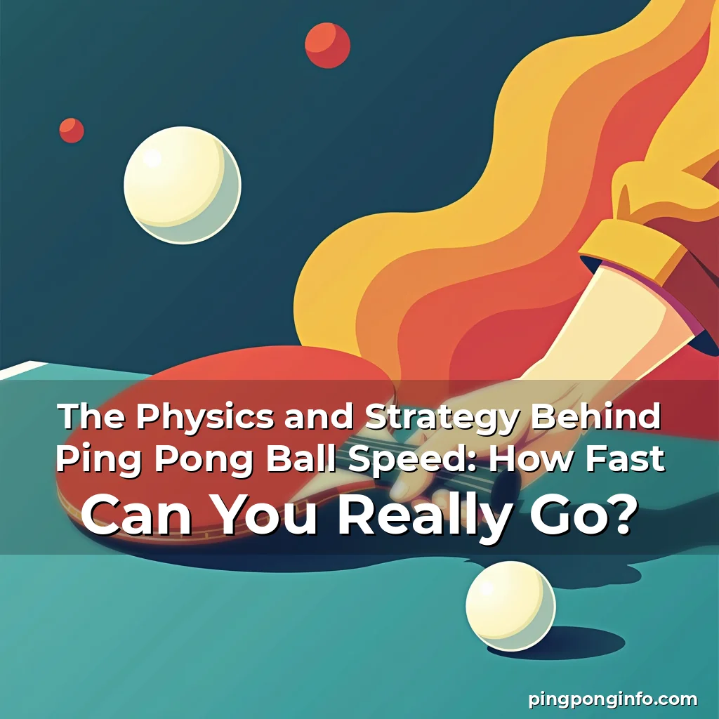 Read more about the article The Physics and Strategy Behind Ping Pong Ball Speed: How Fast Can You Really Go?