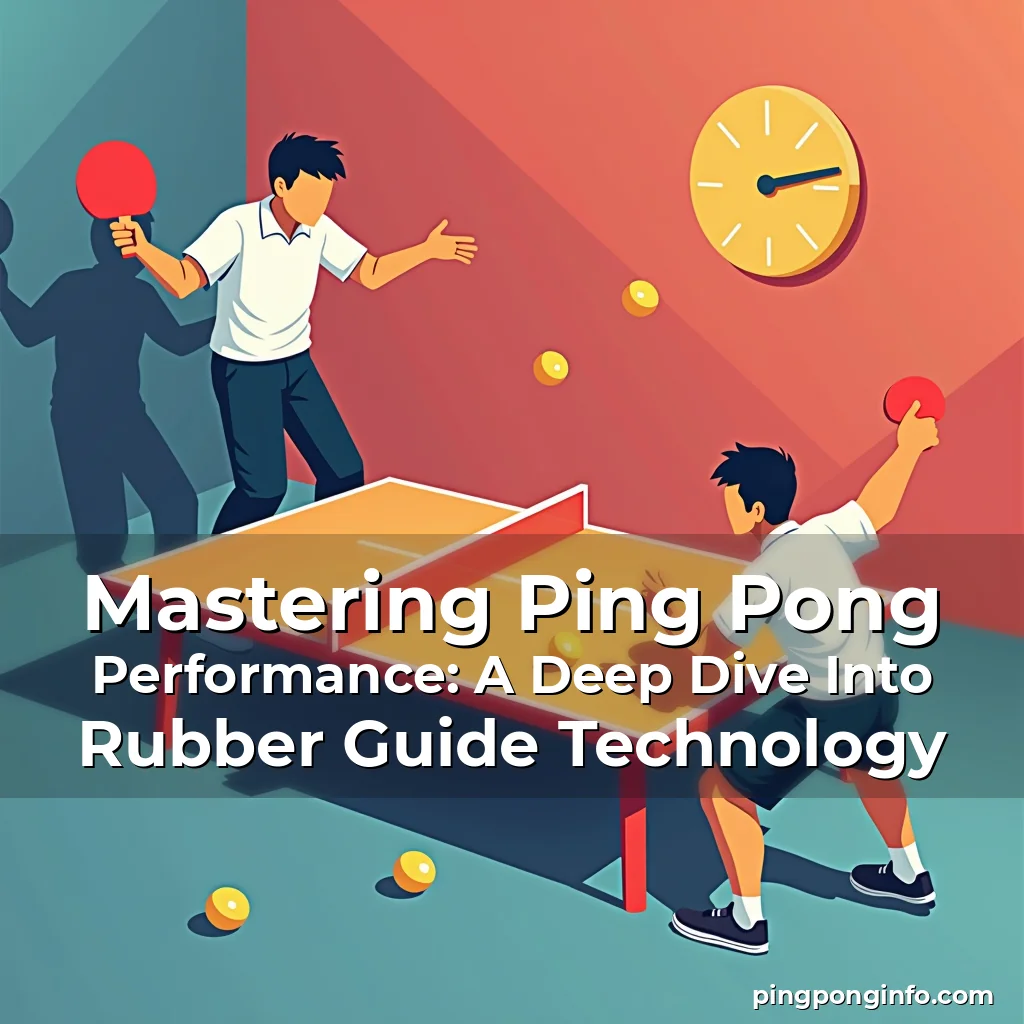 Read more about the article Mastering Ping Pong Performance: A Deep Dive Into Rubber Guide Technology